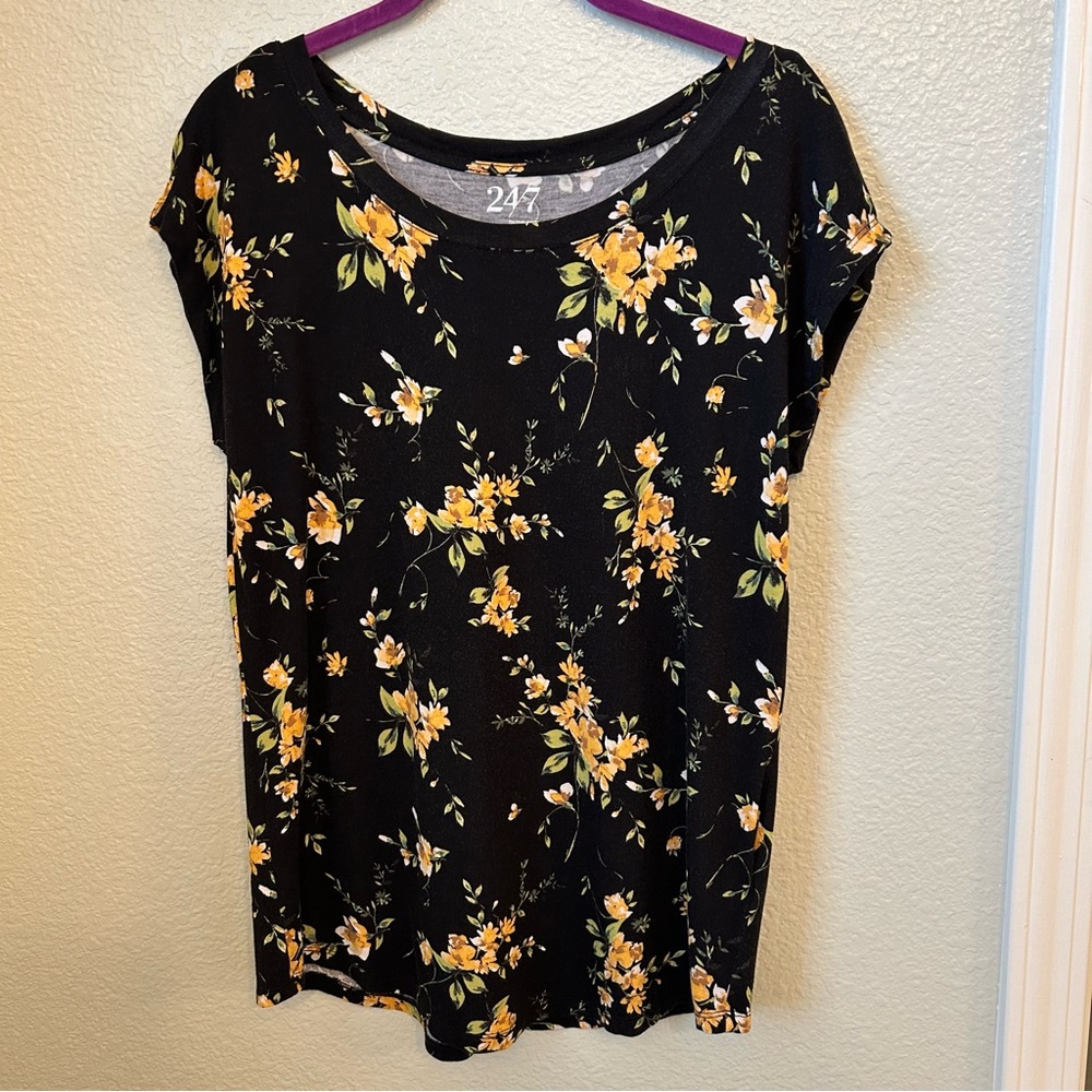 Maurice’s casual floral blouse